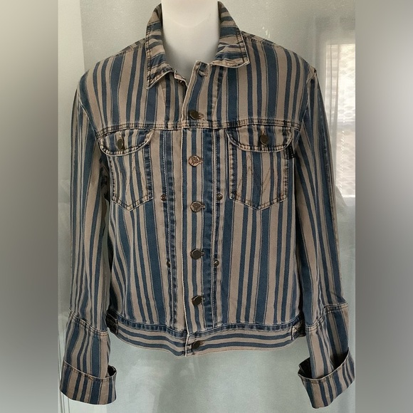 KIM MOTORMONTENEGRO OUTLAW SEAMSTRESS Jackets & Blazers - KIM MOTORMONTENEGRO OUTLAW SEAMSTRESS RARE VINTAGE DENIM JACKET